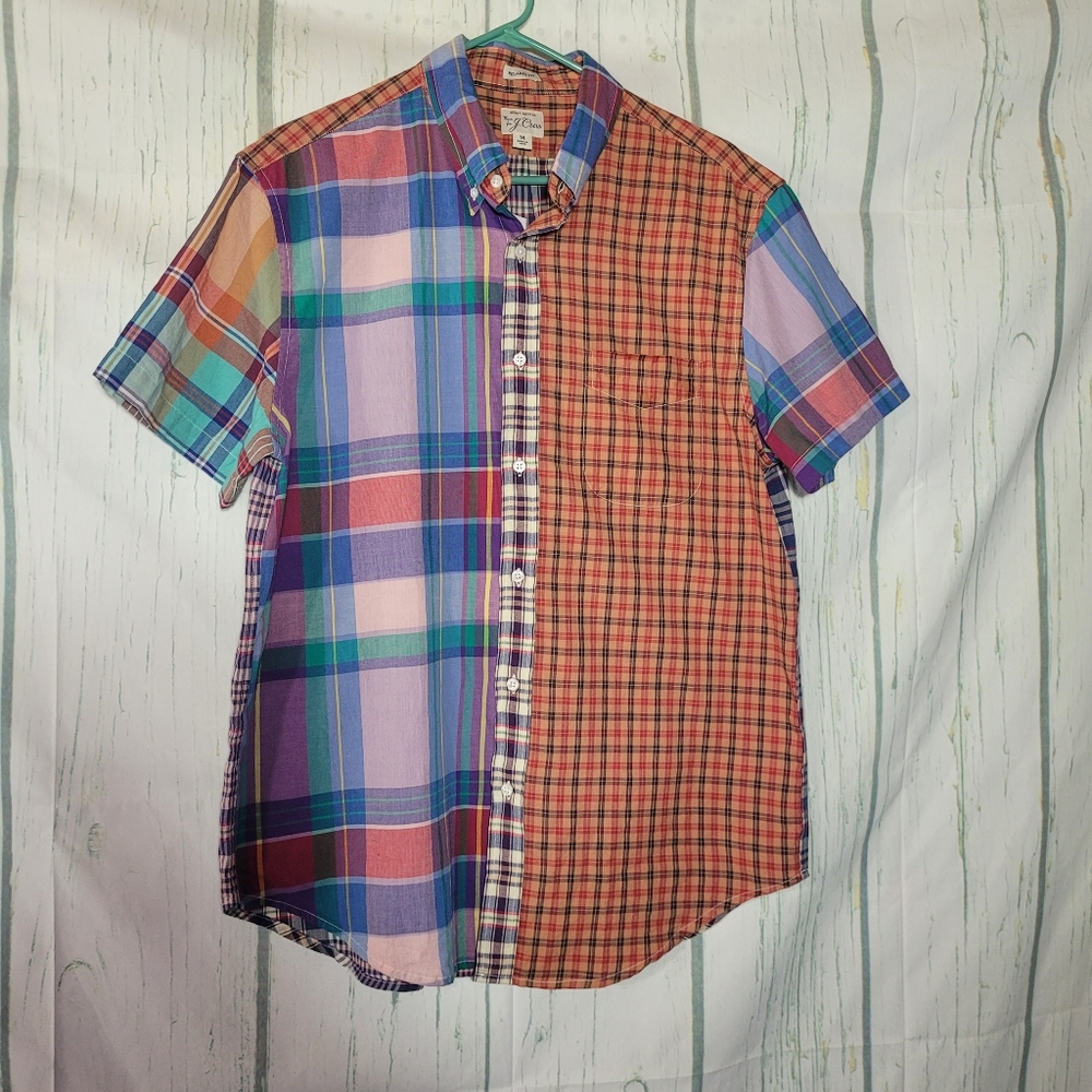 NWT Indian Madras Woven for J. Crew Shirt